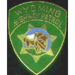 WYOMING HIGHWAY PATROL PIN MINI PATCH PIN